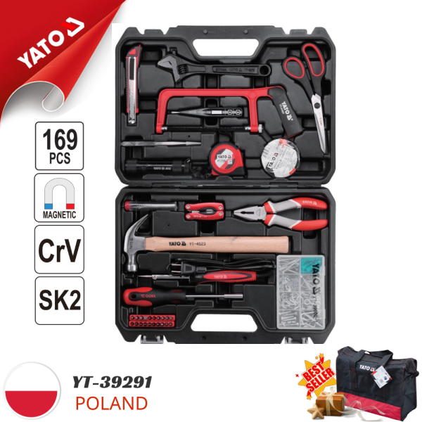 Bộ dụng cụ sửa chữa tổng hợp 169 món Yato YT-39291