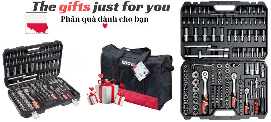Bộ dụng cụ sửa chữa tổng hợp 173 chi tiết Yato YT-38931 - Ba Lan Bộ dụng cụ sửa chữa tổng hợp 173 chi tiết Yato YT-38931 - Ba Lan