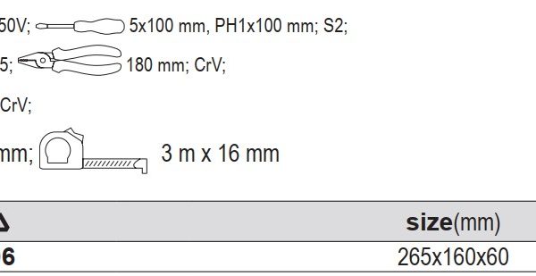 Bộ dụng cụ sửa chữa tổng hợp 8 món Yato YT-3906 Bộ dụng cụ sửa chữa tổng hợp 8 món Yato YT-3906