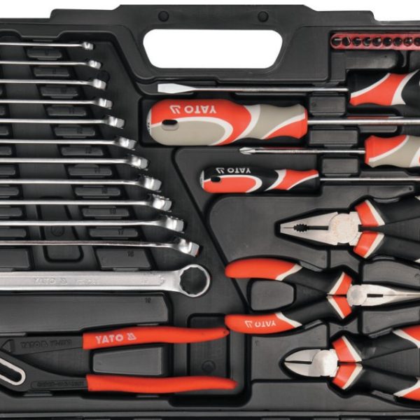 Bộ dụng cụ tổng hợp 1/4" 1/2" 122 món Yato YT-38901 Bộ dụng cụ tổng hợp 1/4" 1/2" 122 món Yato YT-38901