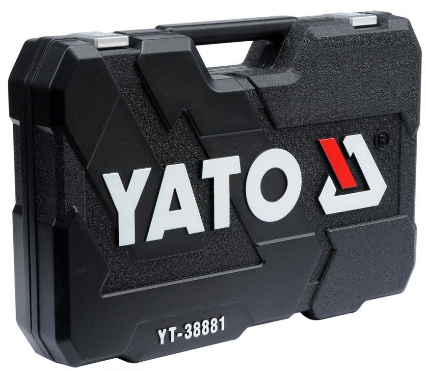 Bộ dụng cụ tổng hợp 129 chi tiết 1/4" 3/8" 1/2" Yato YT-38881 Bộ dụng cụ tổng hợp 129 chi tiết 1/4" 3/8" 1/2" Yato YT-38881