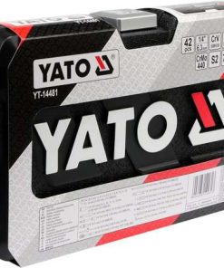 Bộ Khẩu Tay Vặn Nhanh 1/4" 42 chi tiết Yato YT-14481 Bộ Khẩu Tay Vặn Nhanh 1/4" 42 chi tiết Yato YT-14481