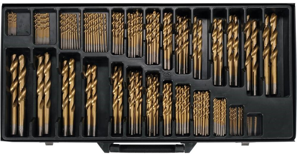 Bộ Mũi Khoan Xoắn YATO YT-44677 – 190 Chi Tiết, HSS, Phủ Titan, Chuẩn DIN 338 Bộ Mũi Khoan Xoắn YATO YT-44677 – 190 Chi Tiết, HSS, Phủ Titan, Chuẩn DIN 338