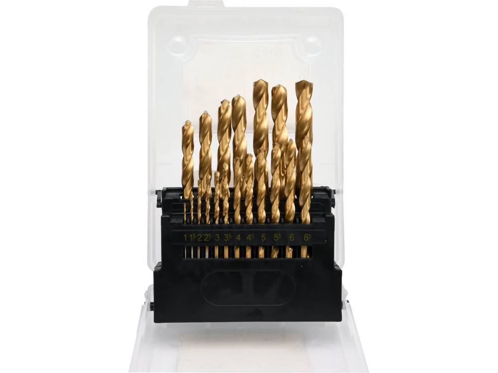 Bộ Mũi Khoan Xoắn YATO YT-44675 – 19 Chi Tiết, HSS, Phủ Titan, Chuẩn DIN 338, Ø1-10mm Bộ Mũi Khoan Xoắn YATO YT-44675 – 19 Chi Tiết, HSS, Phủ Titan, Chuẩn DIN 338, Ø1-10mm