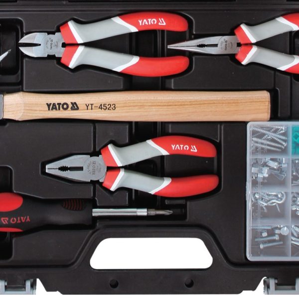 Bộ sửa chữa điện gia dụng 147 chi tiết Yato YT-39000 Bộ sửa chữa điện gia dụng 147 chi tiết Yato YT-39000