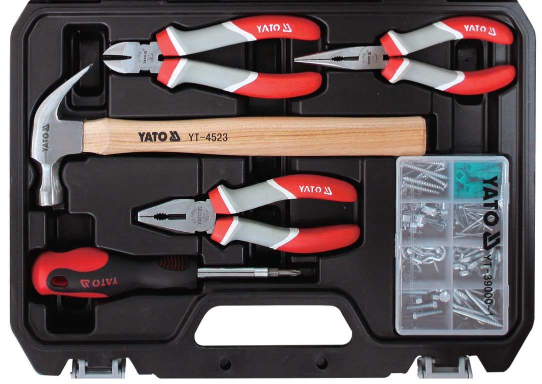 Bộ sửa chữa điện gia dụng 147 chi tiết Yato YT-39000 Bộ sửa chữa điện gia dụng 147 chi tiết Yato YT-39000