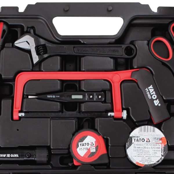 Bộ sửa chữa điện gia dụng 147 chi tiết Yato YT-39000 Bộ sửa chữa điện gia dụng 147 chi tiết Yato YT-39000