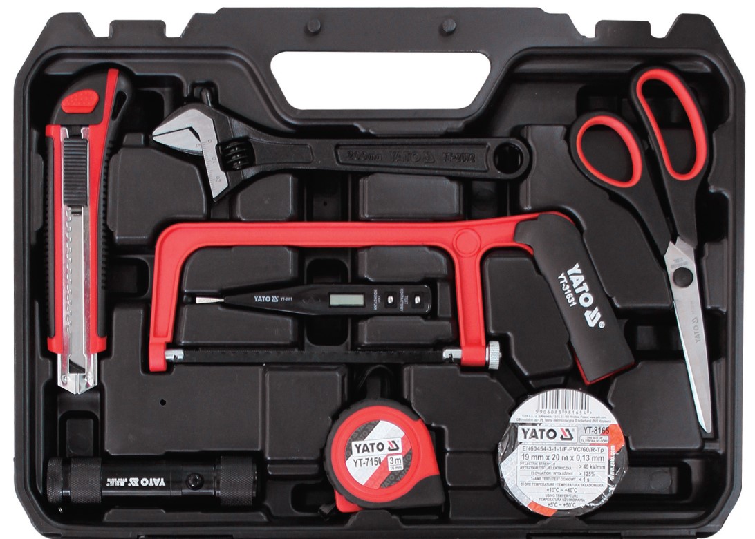 Bộ sửa chữa điện gia dụng 147 chi tiết Yato YT-39000 Bộ sửa chữa điện gia dụng 147 chi tiết Yato YT-39000