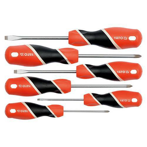 Bộ Tô vít Tổng hợp 6 Chi Tiết Yato YT-25965 Bộ Tô vít Tổng hợp 6 Chi Tiết Yato YT-25965