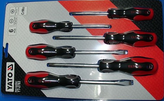 Bộ Tô vít 6 Chi Tiết YATO YT-2783 Bộ Tô vít 6 Chi Tiết YATO YT-2783