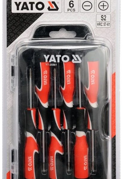 Bộ Tô vít 6 Chi Tiết Mini YATO YT-25861 Bộ Tô vít 6 Chi Tiết Mini YATO YT-25861