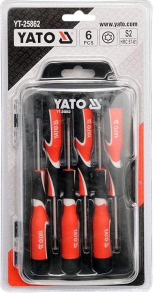 Bộ Tô vít 6 Chi Tiết Mini YATO YT-25862 Bộ Tô vít 6 Chi Tiết Mini YATO YT-25862