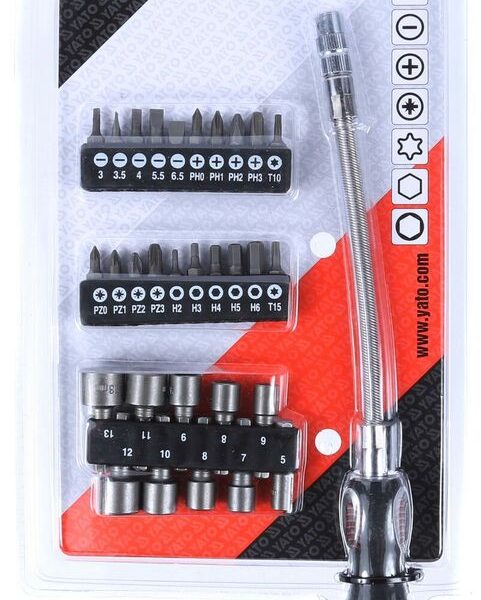 Bộ Tô vít Dẻo Đa năng 31 Chi Tiết Yato YT-2780 Bộ Tô vít Dẻo Đa năng 31 Chi Tiết Yato YT-2780