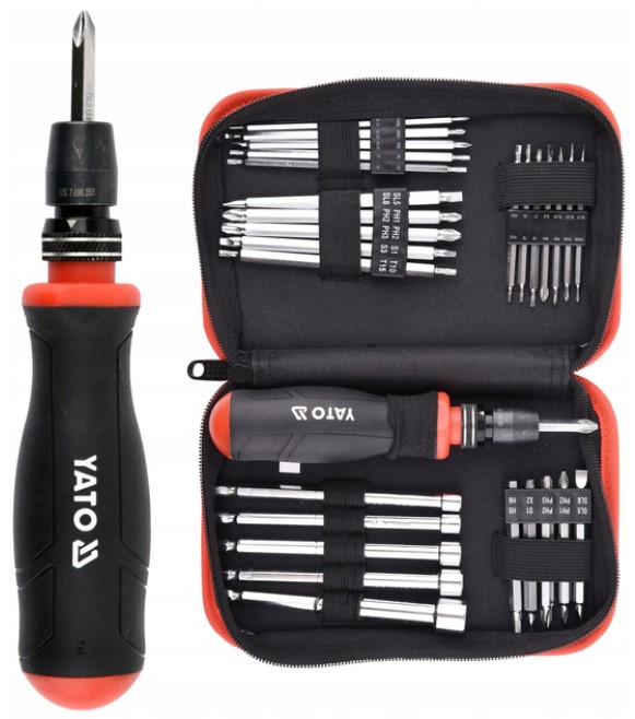 Bộ Tô vít 1/4" Tổng hợp 28 chi tiết YATO YT-27940 Bộ Tô vít 1/4" Tổng hợp 28 chi tiết YATO YT-27940