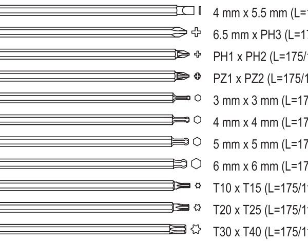 Bộ Tô vít Tổng hợp 12 Chi Tiết Mini YATO YT-2797 (Đảo Đầu) Bộ Tô vít Tổng hợp 12 Chi Tiết Mini YATO YT-2797 (Đảo Đầu)