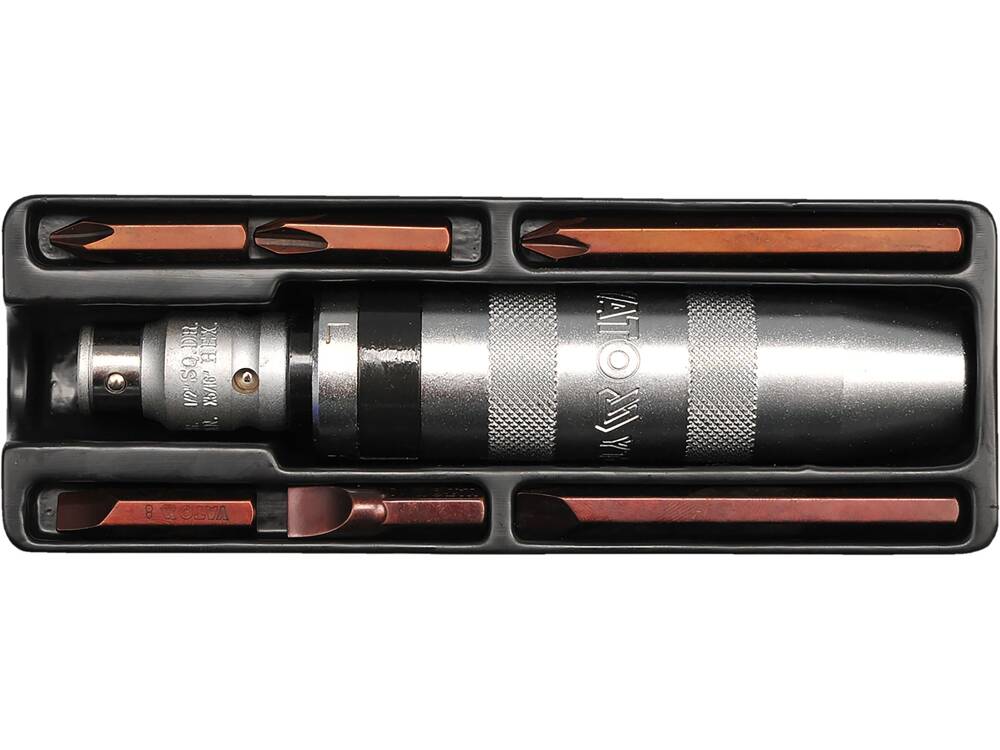 Bộ Tô vít Đóng Tự Động 8 Chi Tiết YATO YT-2801 Bộ Tô vít Đóng Tự Động 8 Chi Tiết YATO YT-2801