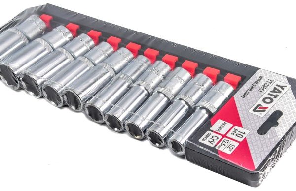 Bộ tuýp dài 1/2" 10-24mm 10 chi tiết Yato YT-38861 - Ba Lan Bộ tuýp dài 1/2" 10-24mm 10 chi tiết Yato YT-38861 - Ba Lan