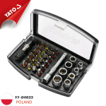Bộ Tuýp Mũi Vít 34 Chi Tiết YATO YT-04623