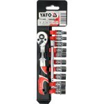 Bộ tuýp tay vặn 1/4" 12 chi tiết Yato YT-14432