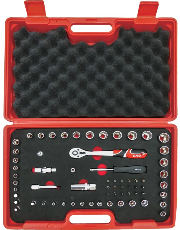 Bộ tuýp tay vặn 1/2" tổng hợp 24 chi tiết Yato YT-12622 - Ba Lan Bộ tuýp tay vặn 1/2" tổng hợp 24 chi tiết Yato YT-12622 - Ba Lan