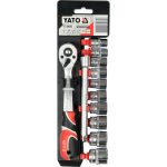 Bộ tuýp tay vặn 10-24mm 3/8" 12 món Yato YT-38683 - Ba Lan
