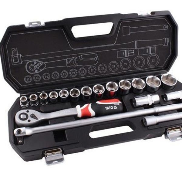 Bộ tuýp tay vặn 11-32mm 1/2" 18 món Yato YT-3870 - Ba Lan Bộ tuýp tay vặn 11-32mm 1/2" 18 món Yato YT-3870 - Ba Lan