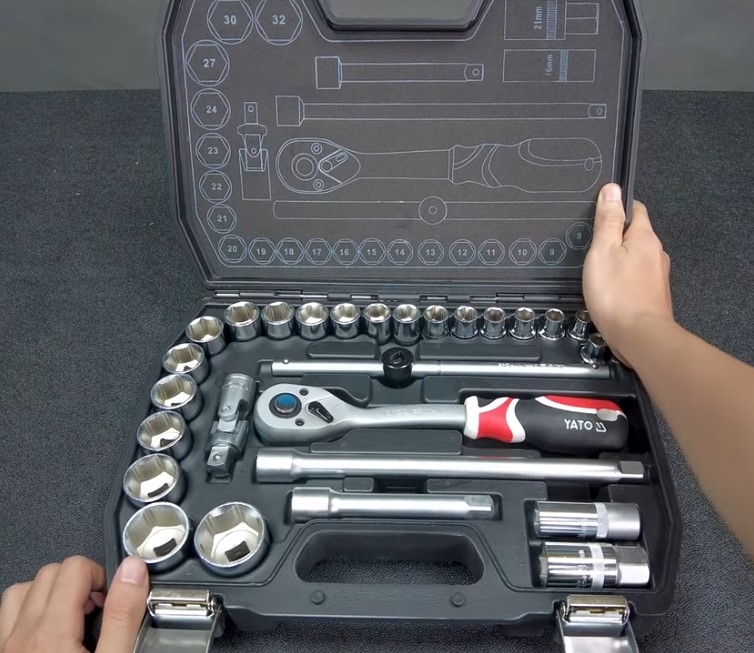 Bộ tuýp tay vặn tổng hợp 1/2" 27 chi tiết Yato YT-3875 - Ba Lan Bộ tuýp tay vặn tổng hợp 1/2" 27 chi tiết Yato YT-3875 - Ba Lan