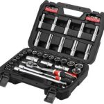 Bộ tuýp tay vặn tổng hợp 1/4" 1/2" 60 chi tiết Yato YT-12660 - Ba Lan