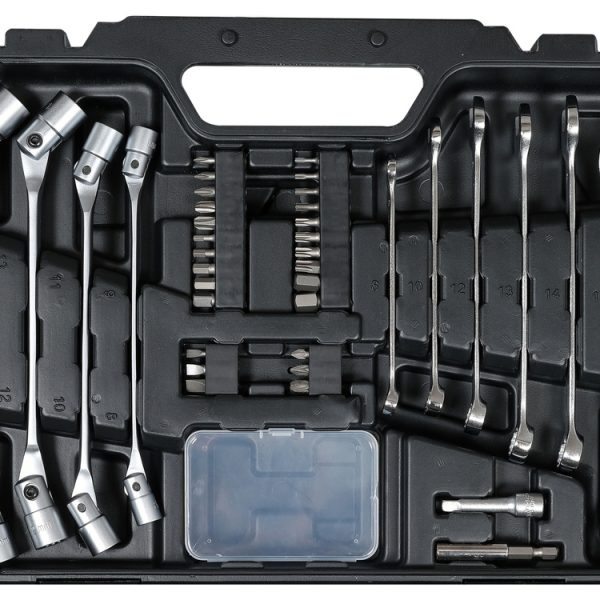 Bộ tuýp tay vặn tổng hợp 1/4" 1/2" 93 chi tiết Yato YT-38784 Bộ tuýp tay vặn tổng hợp 1/4" 1/2" 93 chi tiết Yato YT-38784