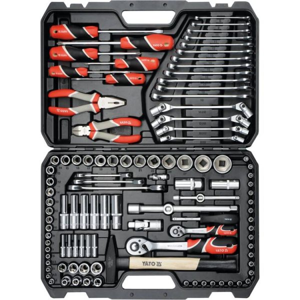 Bộ tuýp tay vặn tổng hợp 109 chi tiết Yato YT-38891 Bộ tuýp tay vặn tổng hợp 109 chi tiết Yato YT-38891