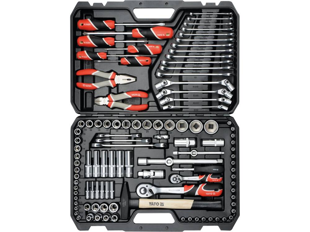 Bộ tuýp tay vặn tổng hợp 109 chi tiết Yato YT-38891 Bộ tuýp tay vặn tổng hợp 109 chi tiết Yato YT-38891