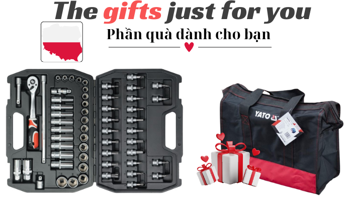 Bộ tuýp tay vặn tổng hợp 3/8" 58 chi tiết Yato YT-3857 - Ba Lan Bộ tuýp tay vặn tổng hợp 3/8" 58 chi tiết Yato YT-3857 - Ba Lan