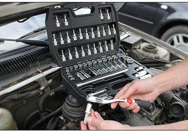 Bộ tuýp tay vặn tổng hợp 3/8" 58 chi tiết Yato YT-3857 - Ba Lan Bộ tuýp tay vặn tổng hợp 3/8" 58 chi tiết Yato YT-3857 - Ba Lan