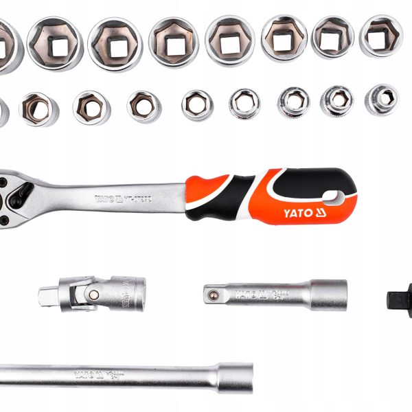 Bộ tuýp tay vặn tổng hợp 3/8" 22 chi tiết Yato YT-38561 - Ba Lan Bộ tuýp tay vặn tổng hợp 3/8" 22 chi tiết Yato YT-38561 - Ba Lan