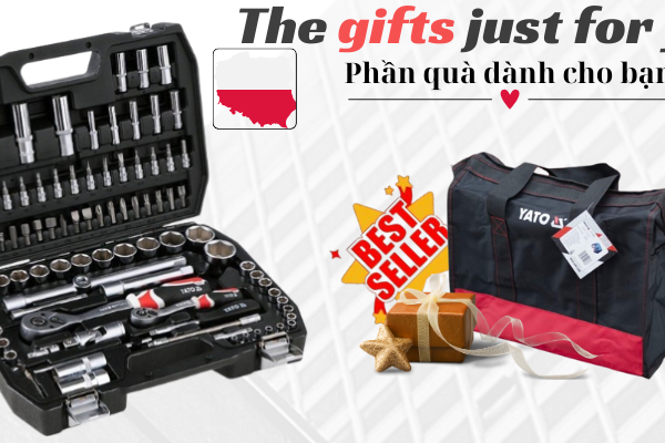 Bộ tuýp tay vặn tổng hợp 1/4" 1/2" 94 chi tiết Yato YT-12681 - Ba Lan Bộ tuýp tay vặn tổng hợp 1/4" 1/2" 94 chi tiết Yato YT-12681 - Ba Lan