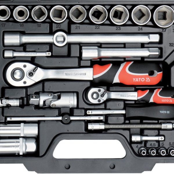 Bộ tuýp tay vặn tổng hợp 1/4" 1/2" 94 chi tiết Yato YT-12681 - Ba Lan Bộ tuýp tay vặn tổng hợp 1/4" 1/2" 94 chi tiết Yato YT-12681 - Ba Lan