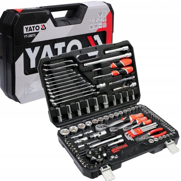 Bộ Tuýp Tay Vặn Tổng Hợp Cao Cấp 126 Món Yato YT-38875 Bộ Tuýp Tay Vặn Tổng Hợp Cao Cấp 126 Món Yato YT-38875