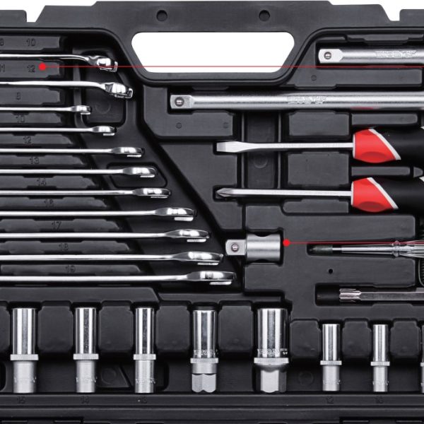 Bộ Tuýp Tay Vặn Tổng Hợp Cao Cấp 126 Món Yato YT-38875 Bộ Tuýp Tay Vặn Tổng Hợp Cao Cấp 126 Món Yato YT-38875