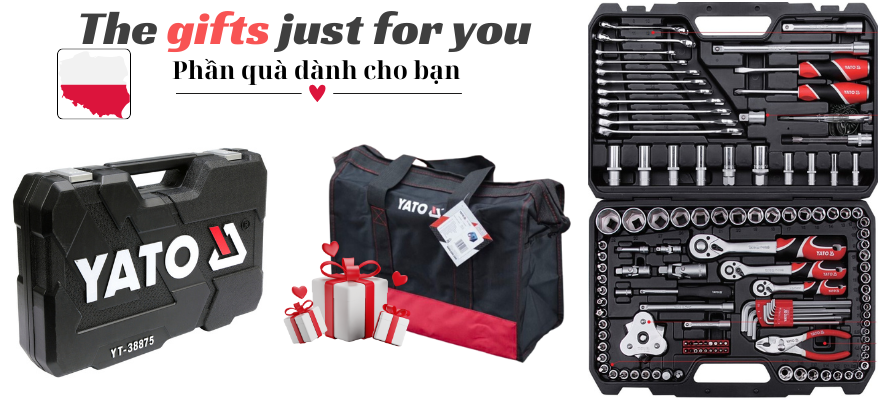 Bộ Tuýp Tay Vặn Tổng Hợp Cao Cấp 126 Món Yato YT-38875 Bộ Tuýp Tay Vặn Tổng Hợp Cao Cấp 126 Món Yato YT-38875