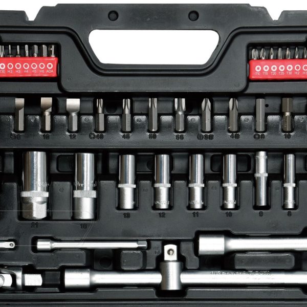 Bộ dụng cụ sửa chữa 100 chi tiết Yato YT-12685 Bộ dụng cụ sửa chữa 100 chi tiết Yato YT-12685