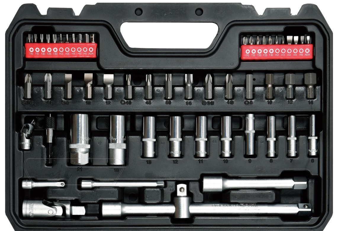 Bộ dụng cụ sửa chữa 100 chi tiết Yato YT-12685 Bộ dụng cụ sửa chữa 100 chi tiết Yato YT-12685