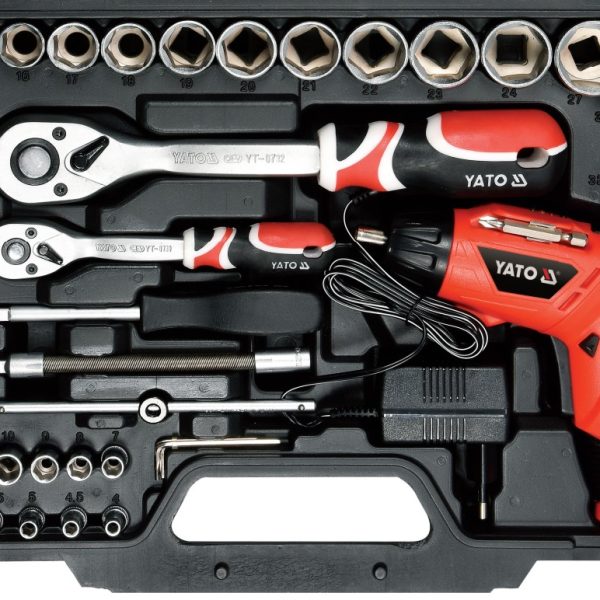 Bộ dụng cụ sửa chữa 100 chi tiết Yato YT-12685 Bộ dụng cụ sửa chữa 100 chi tiết Yato YT-12685