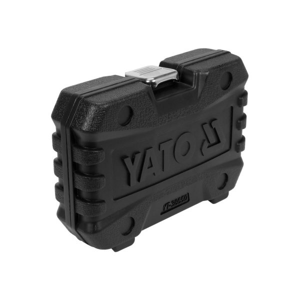 Bộ tuýp tay vặn xuyên tâm 1/4" 29 chi tiết Yato YT-38650 Bộ tuýp tay vặn xuyên tâm 1/4" 29 chi tiết Yato YT-38650