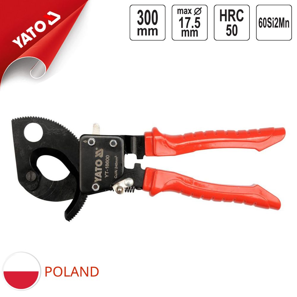 Kìm Cắt Cáp Điện YATO YT-18600 Kìm Cắt Cáp Điện YATO YT-18600