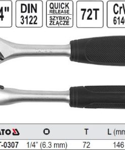 Cần siết tự động 1/4" dạng thẳng 146mm Yato YT-0307 - Ba Lan Cần siết tự động 1/4" dạng thẳng 146mm Yato YT-0307 - Ba Lan