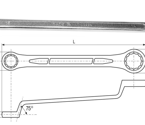 Cờ lê 2 đầu vòng bóng mờ 6x7mm Yato YT-03950 - Ba Lan Cờ lê 2 đầu vòng bóng mờ 6x7mm Yato YT-03950 - Ba Lan