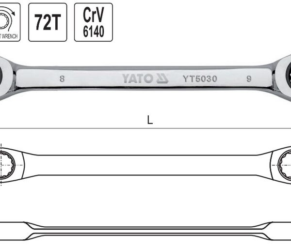 Cờ Lê 2 Đầu Vòng Tự Động YATO (YT-5030 đến YT-5035) Cờ Lê 2 Đầu Vòng Tự Động YATO (YT-5030 đến YT-5035)