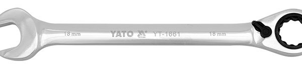 Cờ lê vòng miệng tự động gạt đảo chiều từ 8mm đến 32mm Yato - Ba Lan Cờ lê vòng miệng tự động gạt đảo chiều từ 8mm đến 32mm Yato - Ba Lan