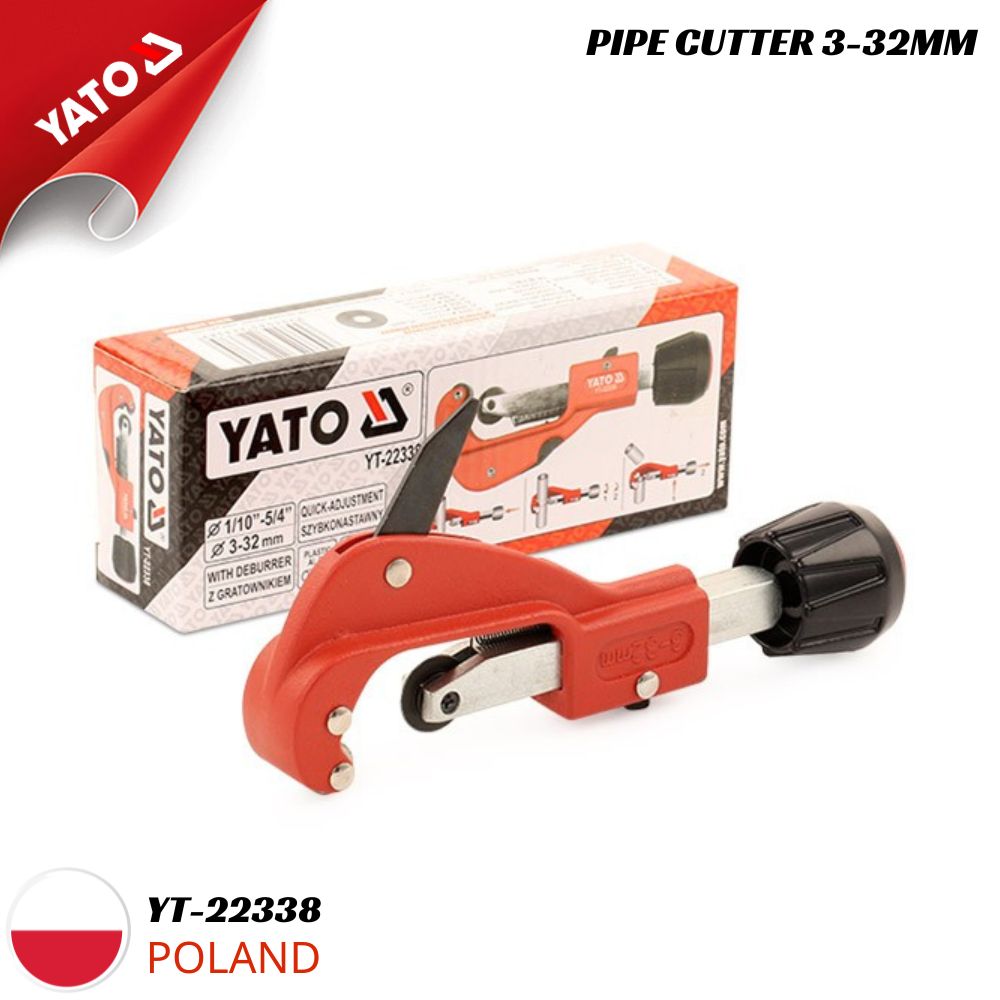 Dụng Cụ Cắt Ống YATO YT-22338 (Pipe Cutter) Dụng Cụ Cắt Ống YATO YT-22338 (Pipe Cutter)