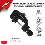 Dao Cắt Ống YATO YT-22344 – Cắt Ống Từ 16mm đến 54mm